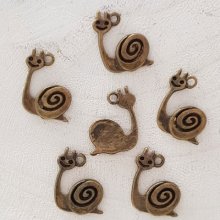 Snigel charm N°01 Brons