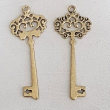 Nyckel charm N°29 antik guld