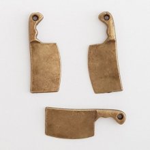 Charm Kökskniv N°01 Brons x 10 stycken.