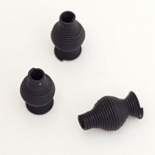 Spiralformad kotte N°10 Svart.