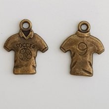 Charm fotbollsskjorta sport boll brons
