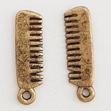 Charm hårkam brons