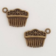 Charm hårkam N°02 Brons
