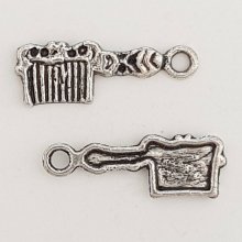 Hårkam charm N°04-01 Silver