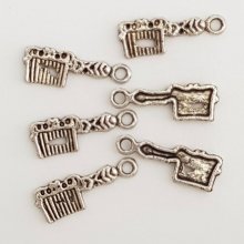 Frisörkam charm N°04-04 Set med 6 stycken