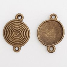 Rund spiralkoppling N°01 Brons