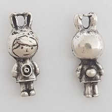 Barnberlock N°31 Zamak (försilvrad)