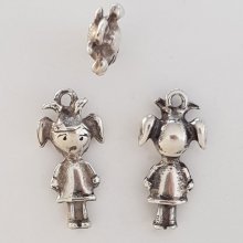 Barnberlock N°32 Zamak (försilvrad)