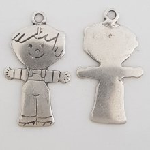 Barnberlock N°34 Zamak (försilvrad)