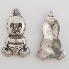 Barnberlock N°36 Zamak (försilvrad)