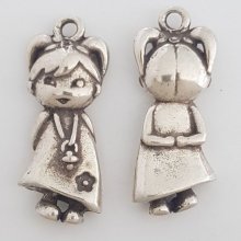 Barnberlock N°37 Zamak (försilvrad)
