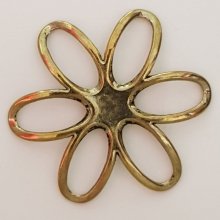 Blomma charm metall N°003 brons