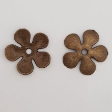 Flower Charm Metal N°027 koppar