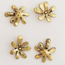 Blomma charm metall N°043 guld