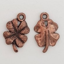 Flower Charm Metal N°050 koppar