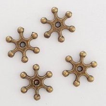 Flower Charm Metal N°109 Brons