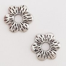 Flower Charm Metal N°113 Silver