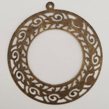 Flower Charm Metal N°119 x 10 stycken