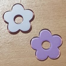 Syntetisk blomma 27 mm lila