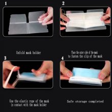 Lila plastförvaring Clip Organizer