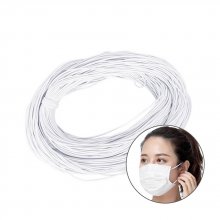 Per meter Rund elastisk 2,5 mm Vit