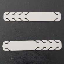 Elastiskt band Justerbart öronskydd för mask N°02 Grey