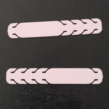 Elastiskt band Justerbart öronskydd för mask N°02 Pink