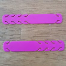 Elastiskt band Justerbart öronskydd för mask N°02 Fushia