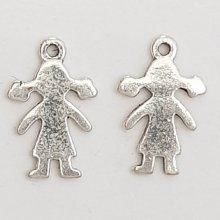 Barn charm N°48 Girl Silver