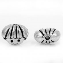 Metallpärla Boy 3D silver N°01