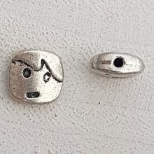 Metallpärla Boy 3D silver N°02