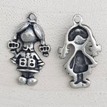 Barn charm N°51 Girl Silver