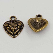 Hjärta berlocker N°30 Guld