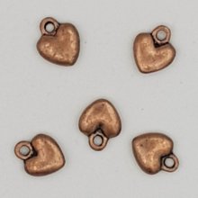 Hjärta berlocker N°38 Koppar