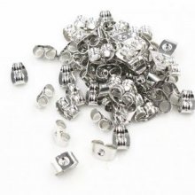 10 örhängespressar åldrat silver