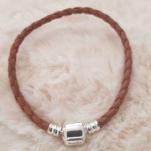 Europeiskt klipparmband vanligt 01 från 15 till 23 cm brunt