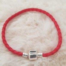Europeiskt klipparmband vanligt 01 FRÅN 15 TILL 23 CM Rött
