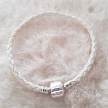 Europeiskt armband med klipp, vanligt 01 från 15 till 23 cm vit 02