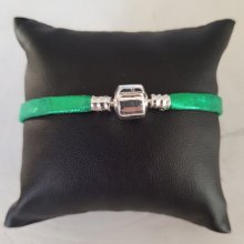 Europeiskt smidigt armband Uni 04 FRÅN 15 TILL 23 CM Lamé