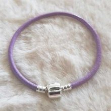 Europeiskt klipparmband vanligt 01 från 15 till 23 cm lila