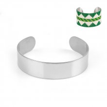 15 mm rostfritt stål manschettarmband N°04