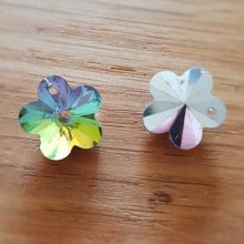 Blomma hänge av facetterat glas N°04-02