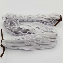 Platt mask elastisk 5 mm vit N°02 x 12 meter