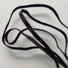 Platt mask elastisk 5 mm svart nr 03 x 25 meter