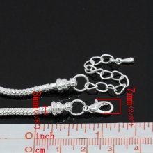 Europeiskt karbinhakarmband 23cm