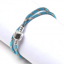 European Clip Armband 17 cm slätt lås N°28-01