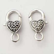 Hjärtlås N°01 Silver
