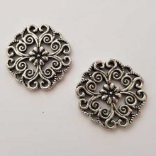 Charm Diverse N°017 Silver Flower