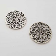 Charm Diverse N°020 Silver rund