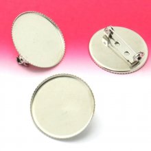 Stifthållare 25 mm Rostfritt stål silverålder N°01